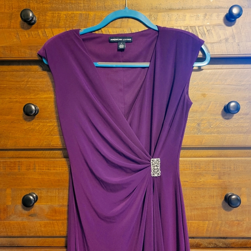 American Living purple dress size 4